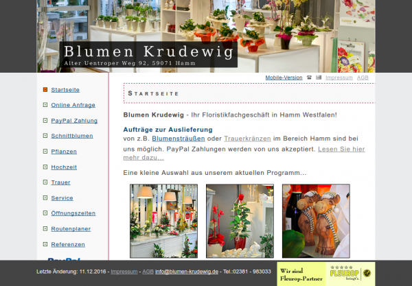Redesign des Webauftritts