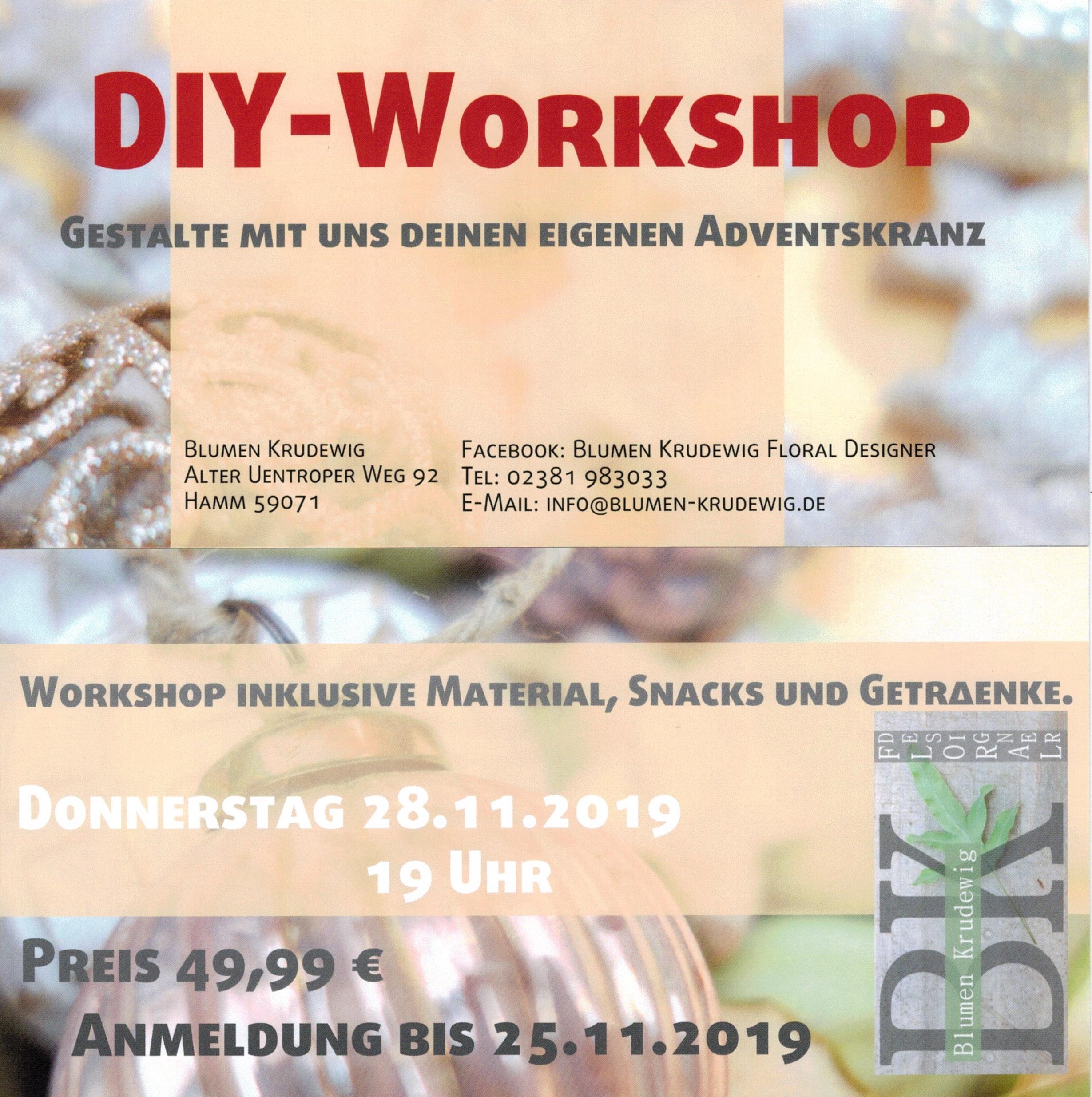 Adventskranz Workshop