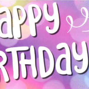 Happy Birthday