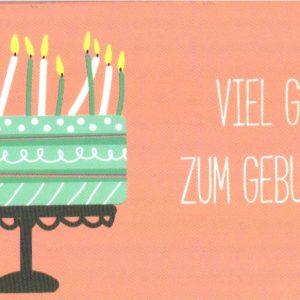 Viel Glück zum Geburtstag