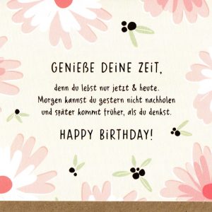 Glückwunschkarte Geburtstag