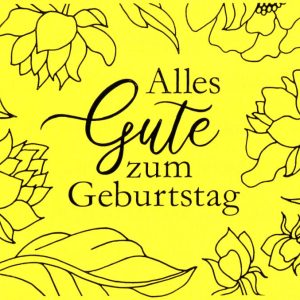 Glückwunschkarte Geburtstag