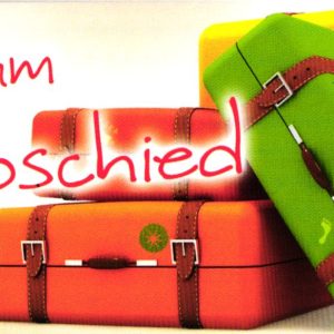 Zum Abschied