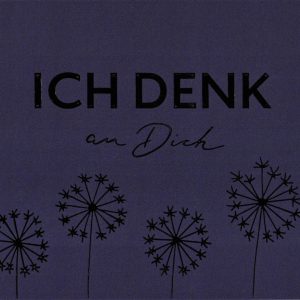Glückwunschkarte Ich denk an Dich