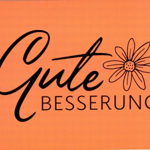 Glückwunschkarte Gute Besserung